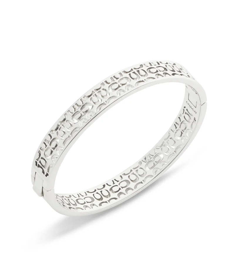 كوتش Signature Quilted Cut Out Bangle Bracelet
